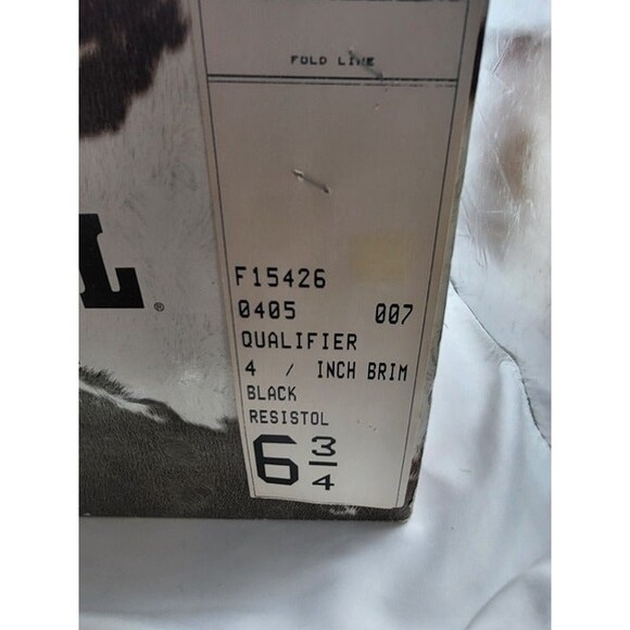 Resistol Qualifier Black Western Hat - Picture 8 of 10